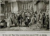 Ferenc József koronázása egy korabeli újságban