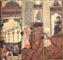 Ramon Llull életét bemutató illusztrációk egy középkori krónikában