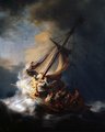 Rembrandt: Krisztus a viharban a Galileai-tengeren