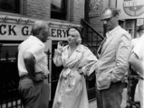 Cukor Marilyn Monroe és Arthur Miller társaságában