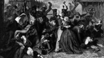 A krík indiánok által elkövetett mészárlás a Mims erődben, amely Jackson megtorló hadjáratához vezetett