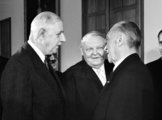 Charles De Gaulle, Ludwig Erhard és Konrad Adenauer