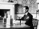 VI. György brit király szól rádión keresztül a néphez a brit-francia hadüzenet után, 1939. szeptember 3.