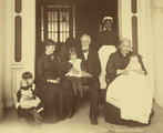 Jefferson Davis és családja 1884-ben