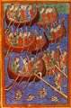 12. századi ábrázolás az Angliát lerohanó dánokról