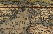 Az Atlanti-óceán és szigetei Abraham Ortelius holland térképész 1570-es világtérképén