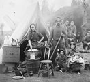 Tábori élet Washington közelében 1861-ben