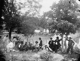 [John J.] Hoff kapitány tábora Gettysburgnél 1865 júliusában