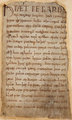 A Beowulf-kézirat első oldala
