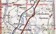 Német katonai térkép a térségről