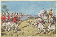 Brit csapatok csapnak össze francia és májszori erőkkel Cuddalore ostrománál 1783-ban