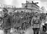 Német hadifoglyok felvonultatása Moszkva utcáin, 1944.