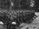 A Wehrmacht csapatai vonulnak fel Lengyelország lerohanása után
