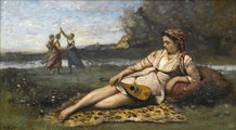 Jean-Baptiste-Camille Corot: Fiatal spártai lányok (1868-1870)