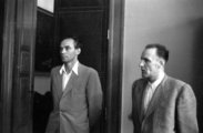 Rajk László külügyminiszter és Kádár János belügyminiszter átveszi hivatalát (1948. augusztus 5.)