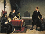 Cristiano Banti: Galileo a római inkvizíció előtt (1857)