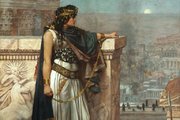 Zénobia kitekint az égő Palmürára