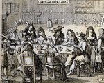 Német kávéházi hirdetés a 17. századból