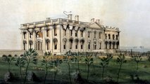 Az eredeti Fehér Ház maradványai 1814 augusztusát követően