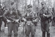 Finn katonák KP/31 géppisztolyokkal a második világháborúban