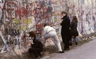 Zimmerstrasse, a Berlini Fal a nyugati oldalról, 1988