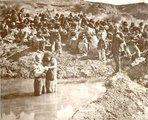 Jut indiánok megkeresztelése, 1875 körül