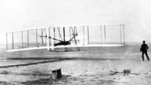 A Wright Flyer első repülése (kép forrása: CNN)