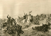 A hastingsi csata (kép forrása: britishbattles.com)