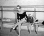 A Magyar Állami Operaház balett próbaterme, Orosz Adél balettművész, 1959