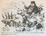 A Télapó 1858-as ábrázolása az amerikai Harper's Weekly magazinban (kép forrása: History News Network)