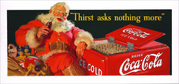 Coca-Cola hirdetés 1845-ből („A szomjúság nem kér többet”) (kép forrása: rolexmagazine.com)