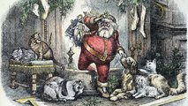 Thomas Nast - „Santa Claus érkezése”, 1872 (kép forrása: Public Radio International)