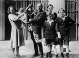 Mussolini a családjával