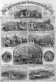 A vonal állomásainak rajzai az Illustrated London News című lapban, 1862. december (kép forrása: Wikimedia Commons)