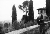 Firenze, Cholnoky Jenő egy Torre del Gallo melletti villa kerjében, 1913