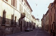 Ravenna, Via Manfredo Fanti a Via San Vitale felől nézve, 1964