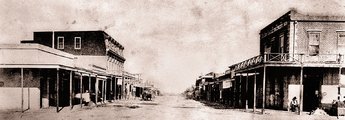 Utca Tombstone-ban a 19. század végén