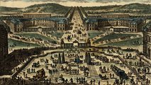 A versailles-i palotakomplexum XIV. Lajos korában (kép forrása: biography.com)