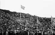 A függetlenség ünneplése a Þingvellir Nemzeti Parkban, 1944. június 17. (kép forrása: guidetoiceland.is)