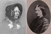 Catherine Dickens 1852-ben (balra) és Nelly Ternan 1858-ban