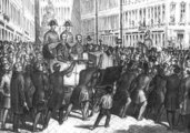 István fõherceg nádor és Kossuth Lajos megérkezése Bécsbe, 1848. március 15.