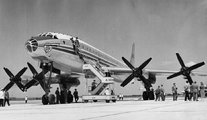 1959, a Le Bourget-i repülőkiállításra tartó Tu-114 nagy hatótávolságú utasszállító repülőgép budapesti leszállása 1959. június 5-én