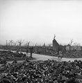 Hiroshimában 1945 szeptemberére az útról már lekerült a törmelék