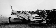 Focke Wulf Fw 190-es repülő Kassel közelében 1945-ben