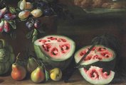 A 17. századi Európában termesztett dinnyék Giovanni Stanchi festményén (kép forrása: sciencealert.com)