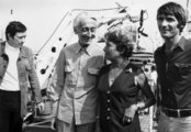 Cousteau és felesége, Simone a Calypso fedélzetén (kép forrása: madame.lefigaro.fr)