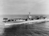 A USS Ranger, az első kimondottan e célra épült amerikai repülőgép-hordozó, amely az Atlanti-óceánon teljesített szolgálatot a második világháborúban (kép forrása: Wikimedia Commons)