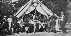 Amputáció a gettysburgi csata után (kép forrása: civilwarmed.org)