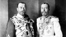 II. Miklós orosz cár és V. György brit király (kép forrása: Russia Beyond)