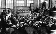 Tárgyalás az Old Bailey-ben 1877-ben (kép forrása: victoriandetectives.wordpress.com)